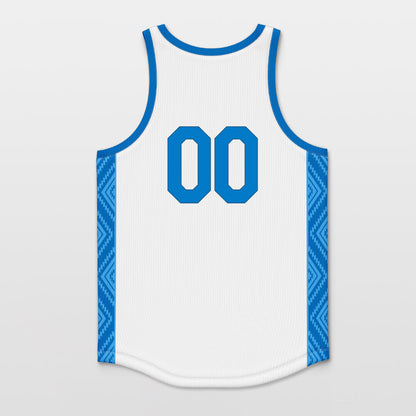 Ice Crystals - Custom Basketball Jersey Vest Sleeveless Design