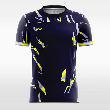 Custom Dark Blue Asterism Sport Soccer Tops Jersey