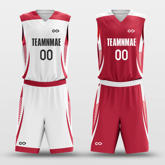 Serrated- Custom Reversible Basketball Jersey Set Sublimated