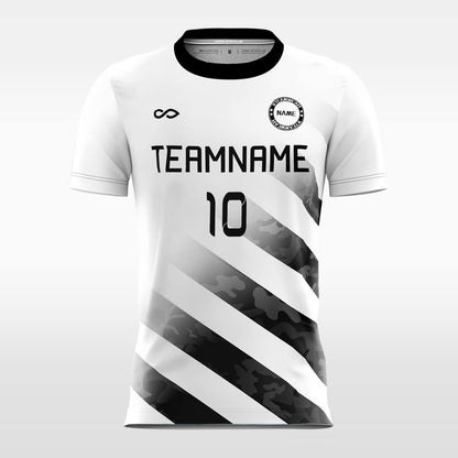 Black Stripe - Custom Kids Soccer Jerseys Camo Style Design