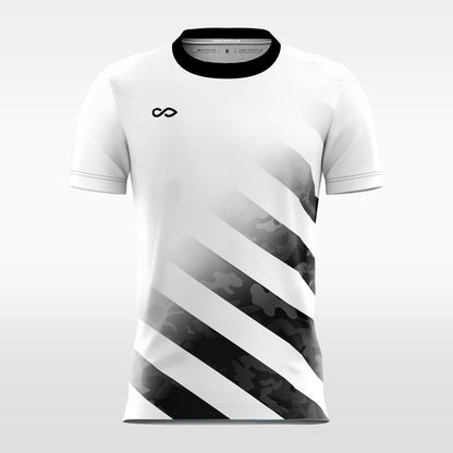 Black Stripe - Custom Kids Soccer Jerseys Camo Style Design