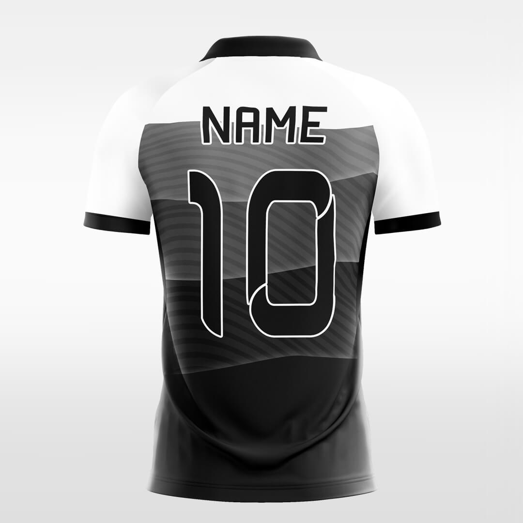 Custom Rivers Color Block Quarter Sublimation Soccer Tops Jersey