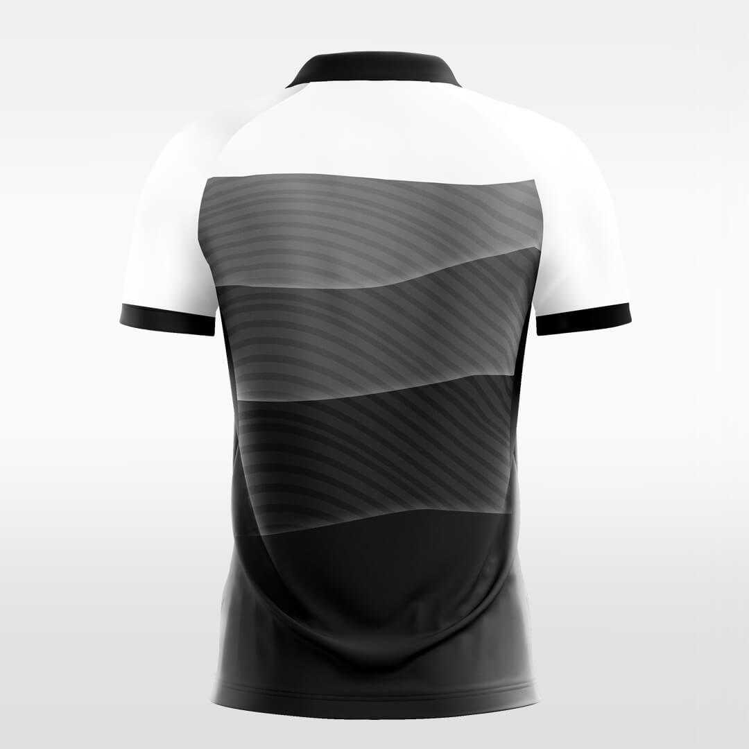 Custom Rivers Color Block Quarter Sublimation Soccer Tops Jersey