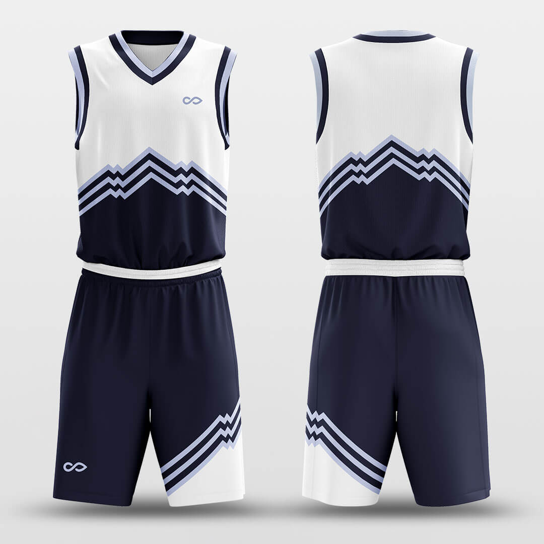 Blue Mountain- Custom Sublimated Basketball Jersey Set