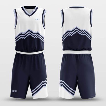 Blue Mountain- Custom Sublimated Basketball Jersey Set