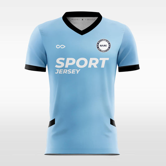 Custom Pacify Blue Sublimation Soccer Tops Jersey