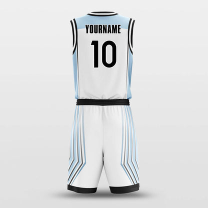 Blue Speed- Custom Sublimated Basketball Jersey Set