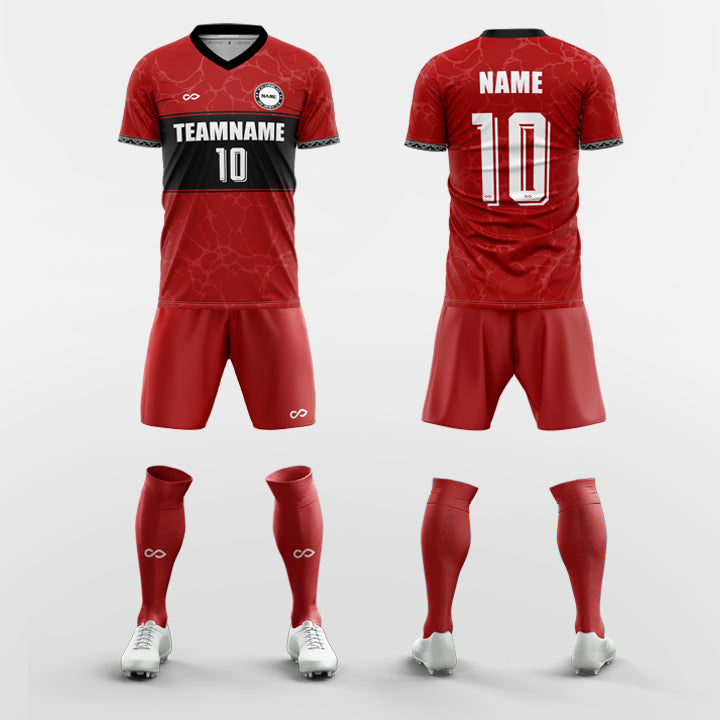 Champagne- Custom Youth Soccer Jerseys with Shorts Sublimated Kit