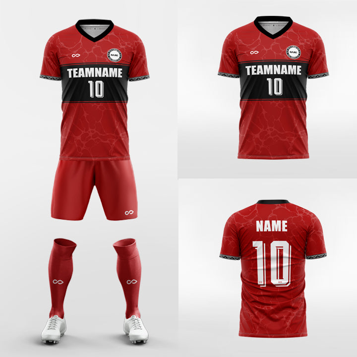 Champagne- Custom Youth Soccer Jerseys with Shorts Sublimated Kit