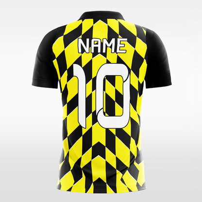 Custom Rhombic Checked Sublimation Sport Handball Tops Jersey