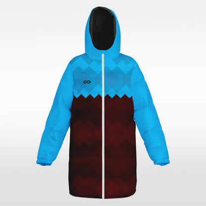 Chocolate - Customized Sublimated Winter Long Coat 027