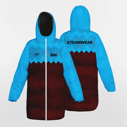 Chocolate - Customized Sublimated Winter Long Coat 027