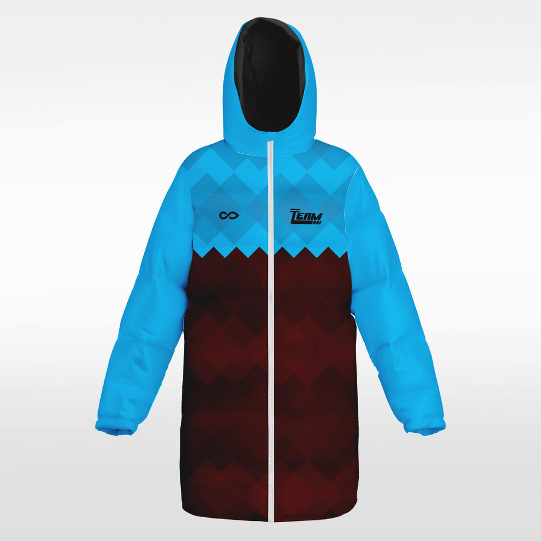 Chocolate - Customized Sublimated Winter Long Coat 027