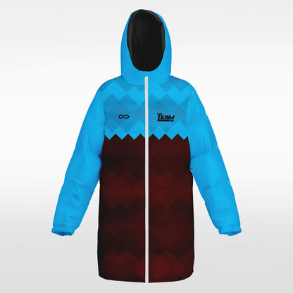 Chocolate - Customized Sublimated Winter Long Coat 027