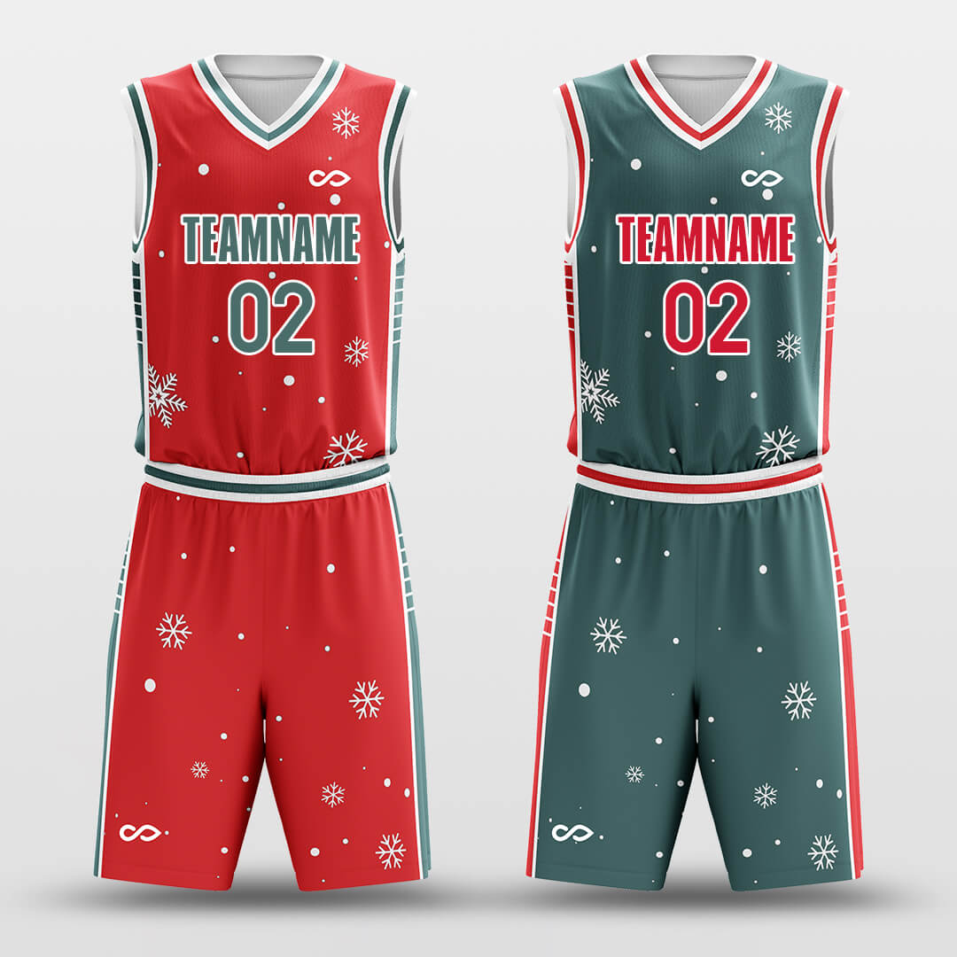 Christmas Eve- Custom Reversible Basketball Jersey Set