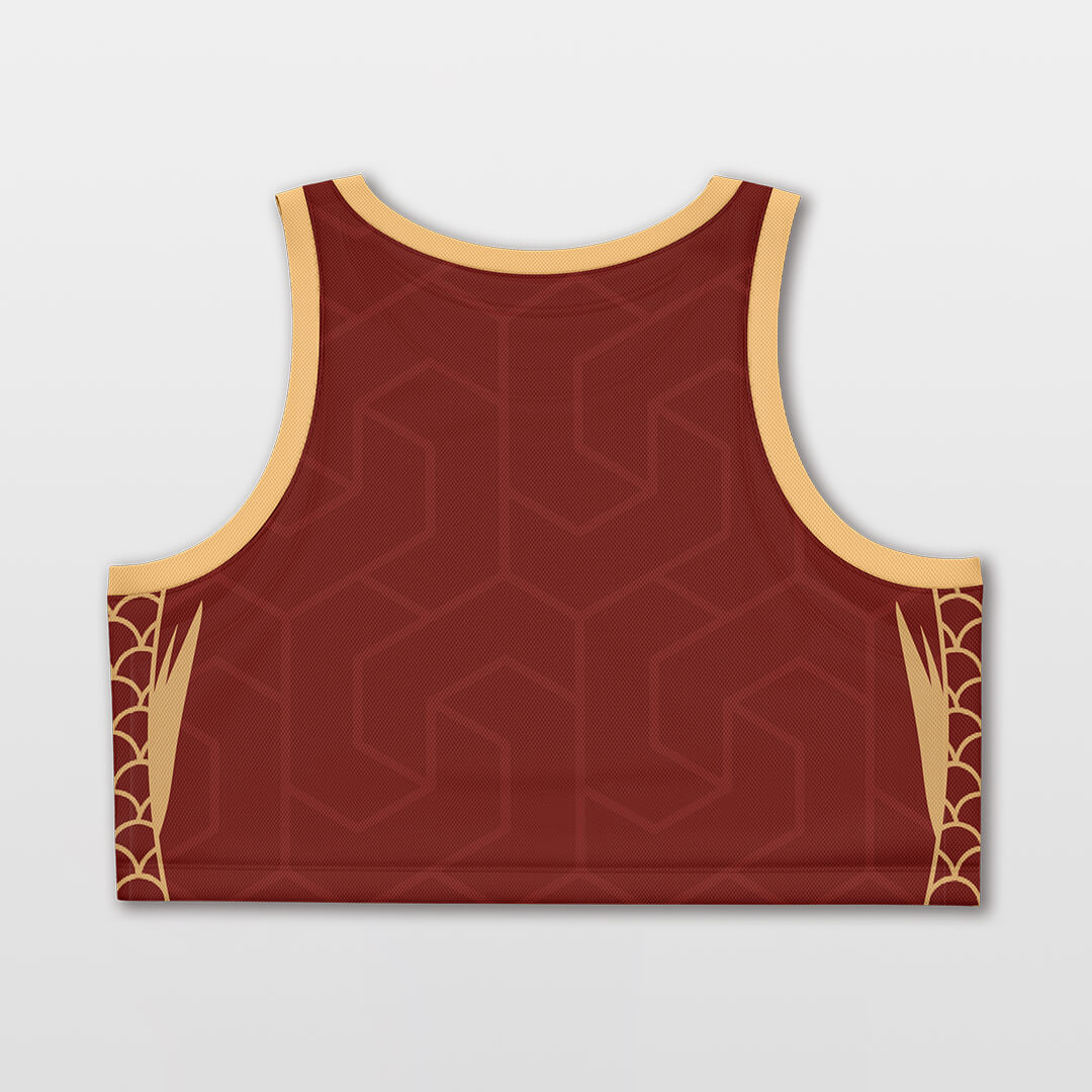 Dragon- Custom Women Crop Top Vest Loose Workout