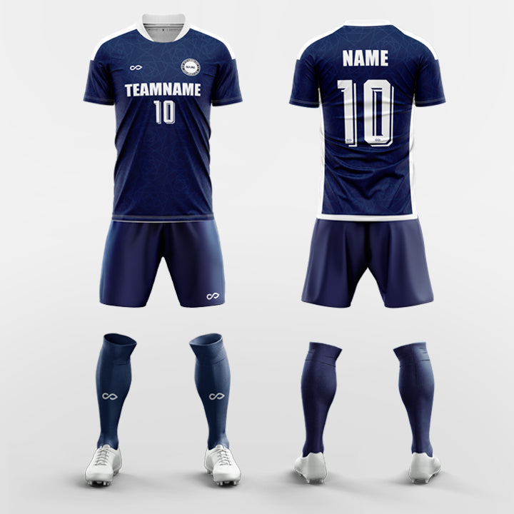 Custom Almond Soccer Jerseys Set Sublimated Design Kit