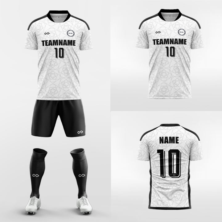 Custom Almond Soccer Jerseys Set Sublimated Design Kit