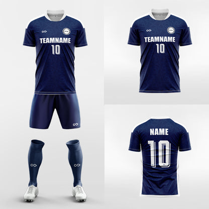 Custom Almond Soccer Jerseys Set Sublimated Design Kit