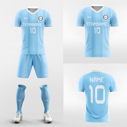 Custom Ambition Soccer Jerseys Set Sublimated Design Kit
