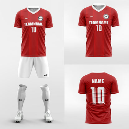 Custom Ambition Soccer Jerseys Set Sublimated Design Kit