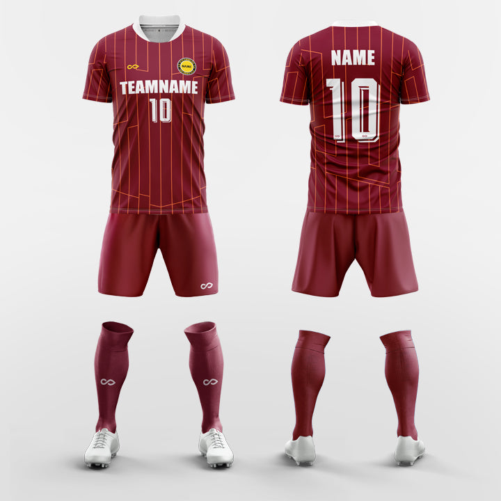 Custom Appease Soccer Jerseys Set Sublimated Design Kit