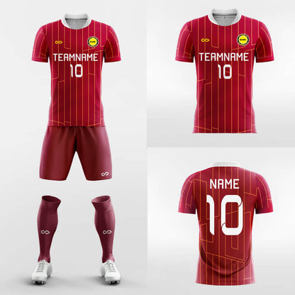 Custom Appease Soccer Jerseys Set Sublimated Design Kit