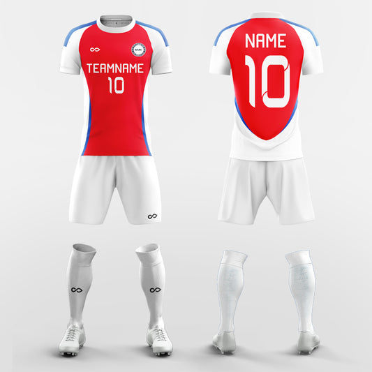 Custom Applaud Soccer Jerseys Set Sublimated Design Kit