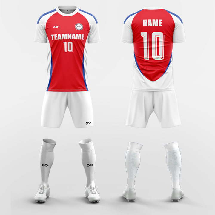 Custom Applaud Soccer Jerseys Set Sublimated Design Kit