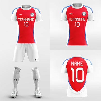 Custom Applaud Soccer Jerseys Set Sublimated Design Kit