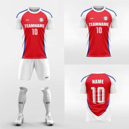 Custom Applaud Soccer Jerseys Set Sublimated Design Kit