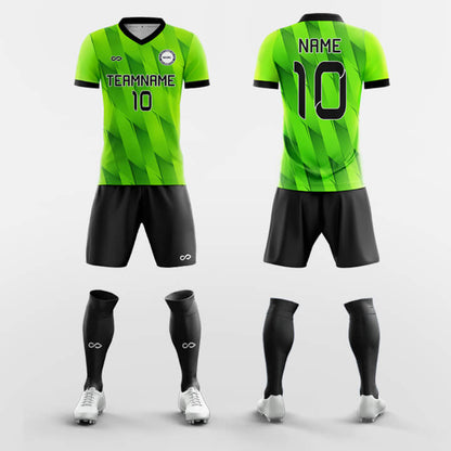 Custom Argle Print Soccer Jerseys Set Sublimated Design Kit