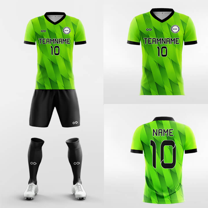 Custom Argle Print Soccer Jerseys Set Sublimated Design Kit