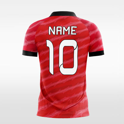 Custom Brambles Striped Sublimation Soccer Top Jersey