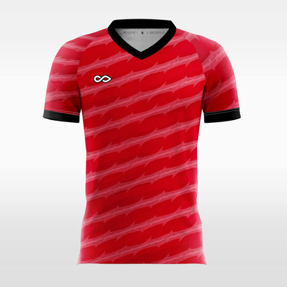 Custom Brambles Striped Sublimation Soccer Top Jersey