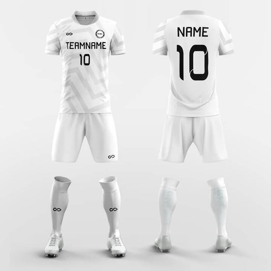 Custom Wave Men Soccer Jerseys with Shorts Sublimated Kit