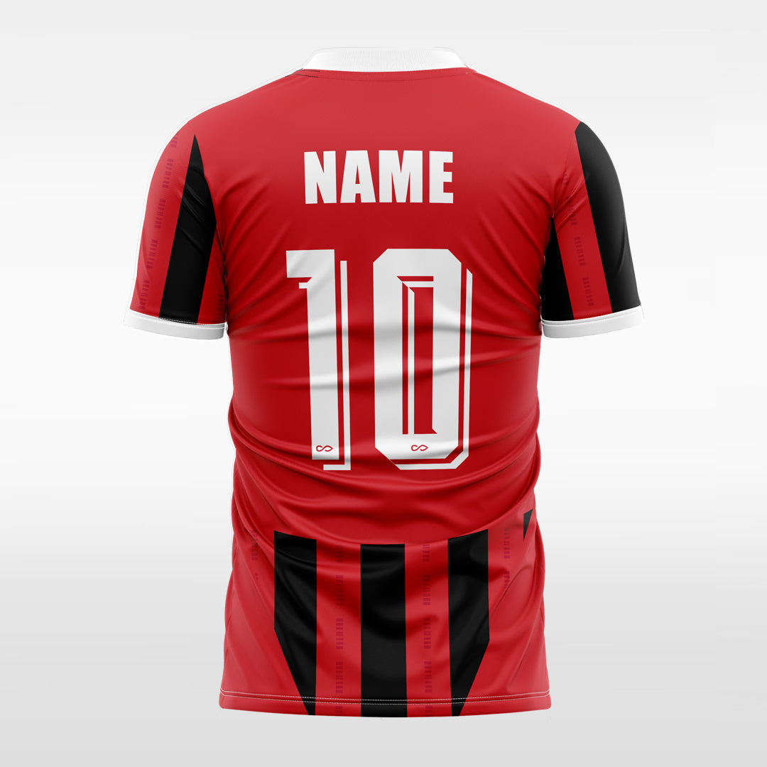 Custom Intact Red Sublimation Soccer Tops Jersey