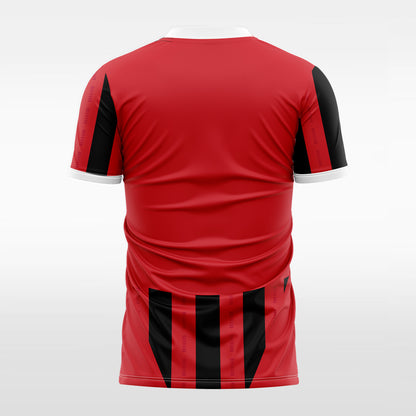 Custom Intact Red Sublimation Soccer Tops Jersey