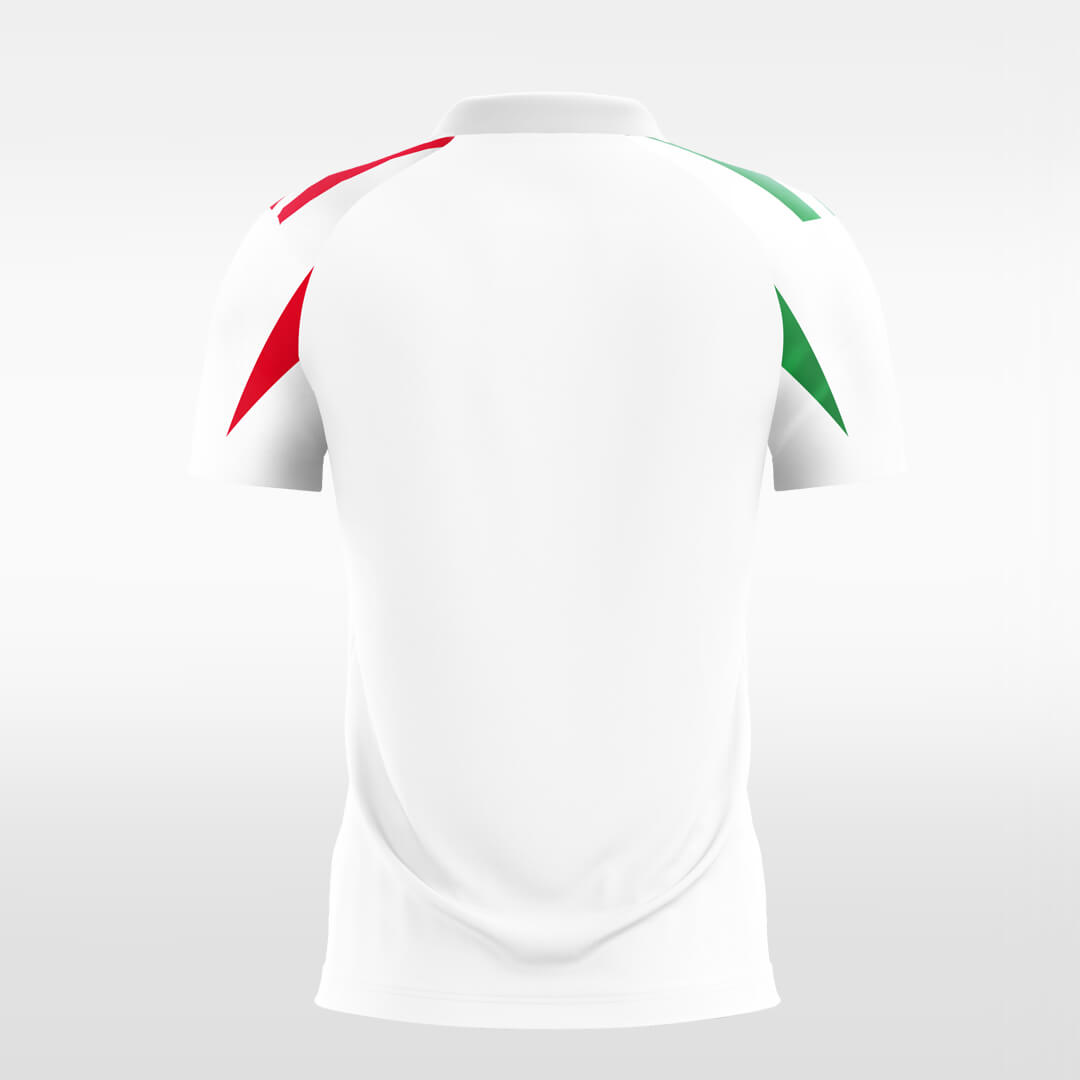 Custom Italy Geometric Pattern Sublimation Soccer Tops Jersey