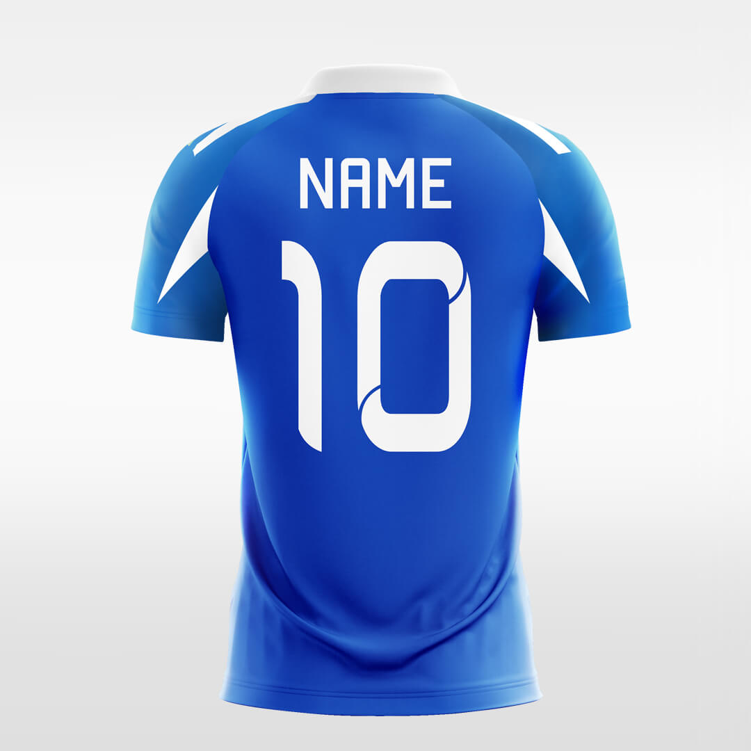 Custom Italy Geometric Pattern Sublimation Soccer Tops Jersey