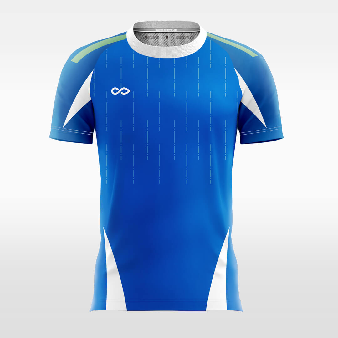 Custom Italy Geometric Pattern Sublimation Soccer Tops Jersey