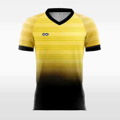 Custom Ombre Horizontal Stripe Sublimation Sport Soccer Tops Jersey