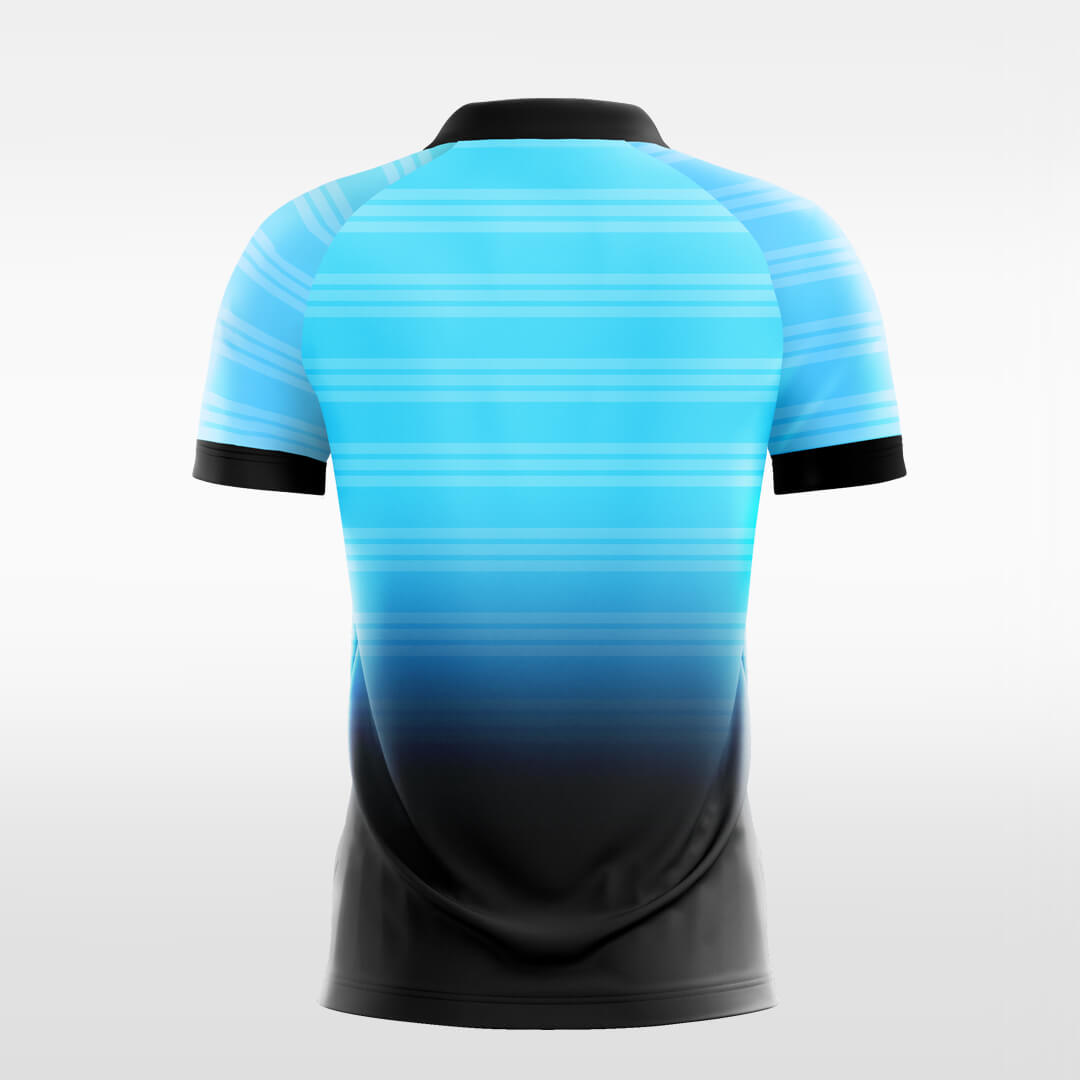 Custom Ombre Horizontal Stripe Sublimation Sport Soccer Tops Jersey