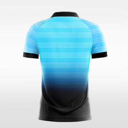 Custom Ombre Horizontal Stripe Sublimation Sport Soccer Tops Jersey