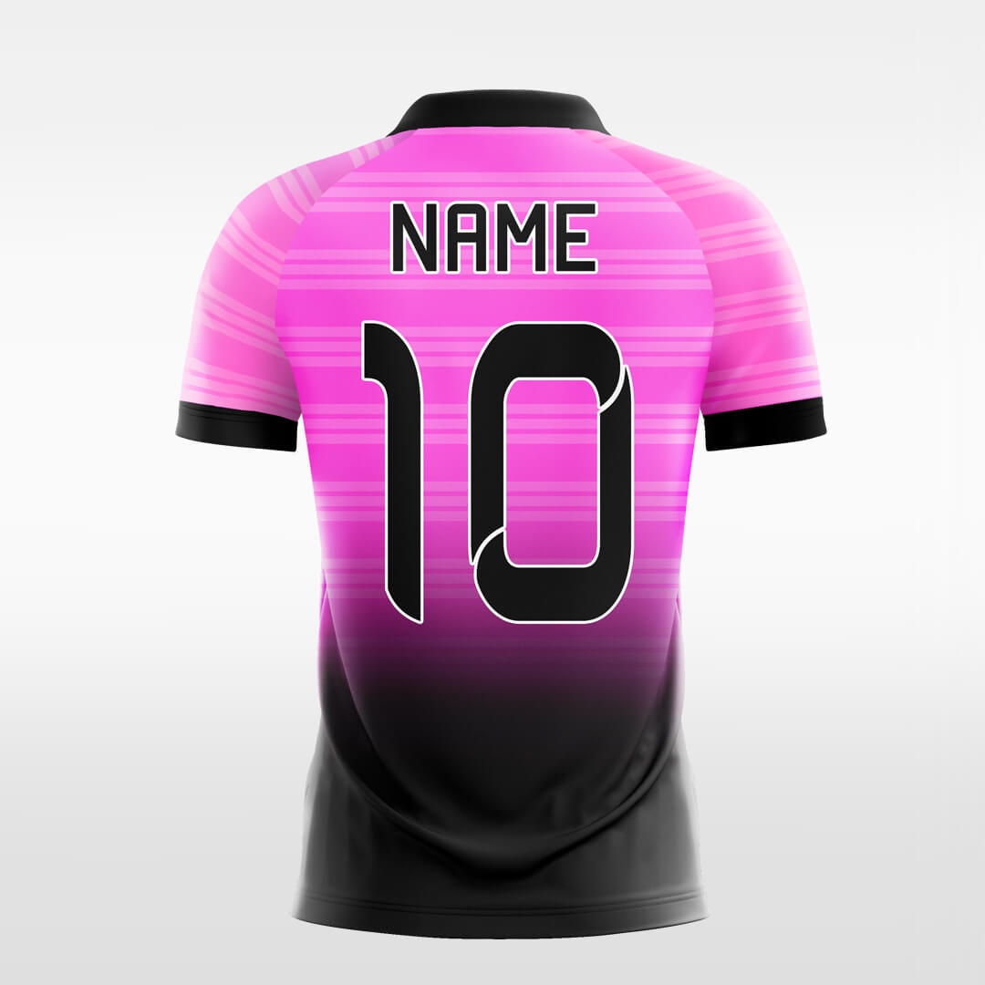 Custom Ombre Horizontal Stripe Sublimation Sport Soccer Tops Jersey