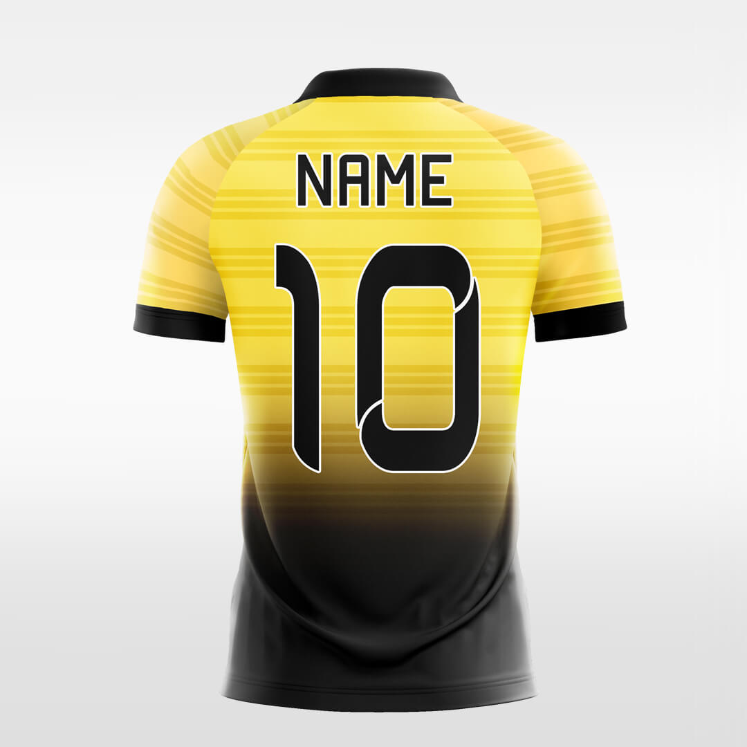 Custom Ombre Horizontal Stripe Sublimation Sport Soccer Tops Jersey