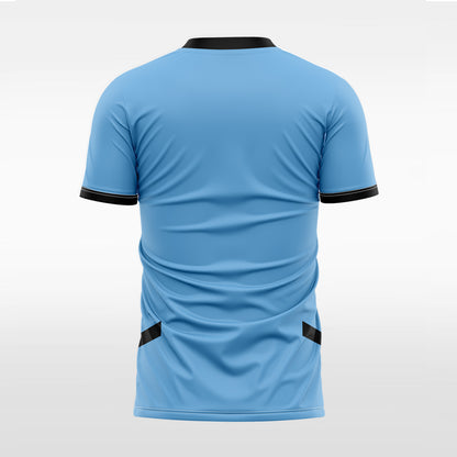 Custom Pacify Blue Sublimation Soccer Tops Jersey