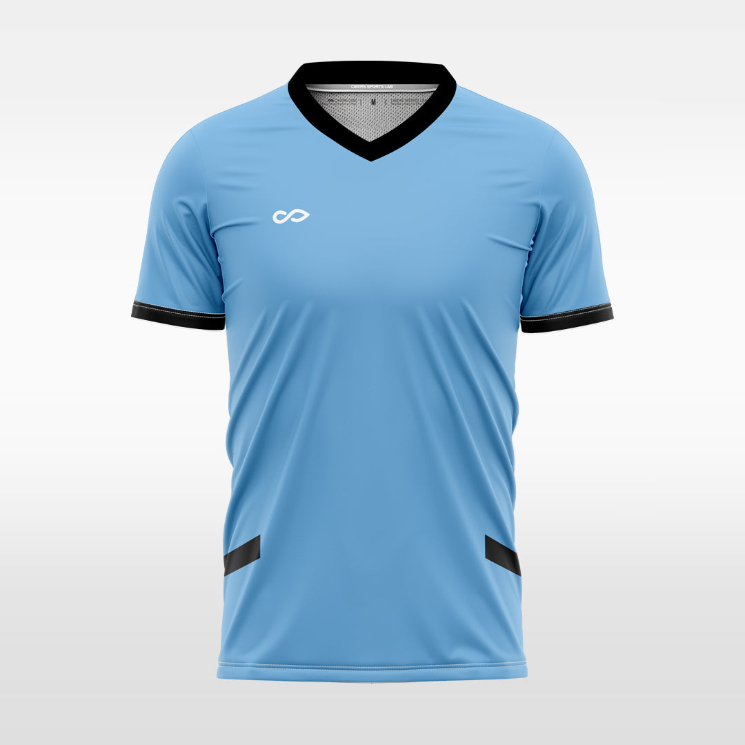 Custom Pacify Blue Sublimation Soccer Tops Jersey