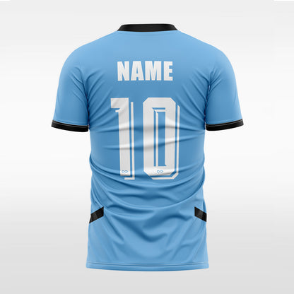 Custom Pacify Blue Sublimation Soccer Tops Jersey