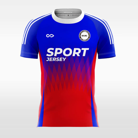 Custom Rainbow Trajectory Sublimation Handball Tops Jersey